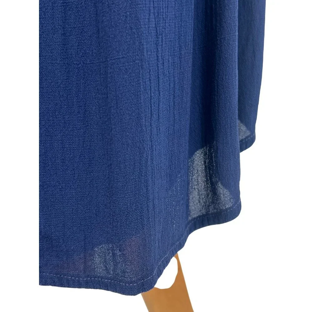 Vintage Y2K Anthropologie Cutout High-Low Midi Dress • Coastal Boho Minimalist - Picture 6 of 16